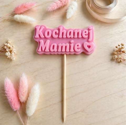 Topper - Kochanej Mamie - Różne kolory